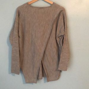 Oversize Split-Back Sweater